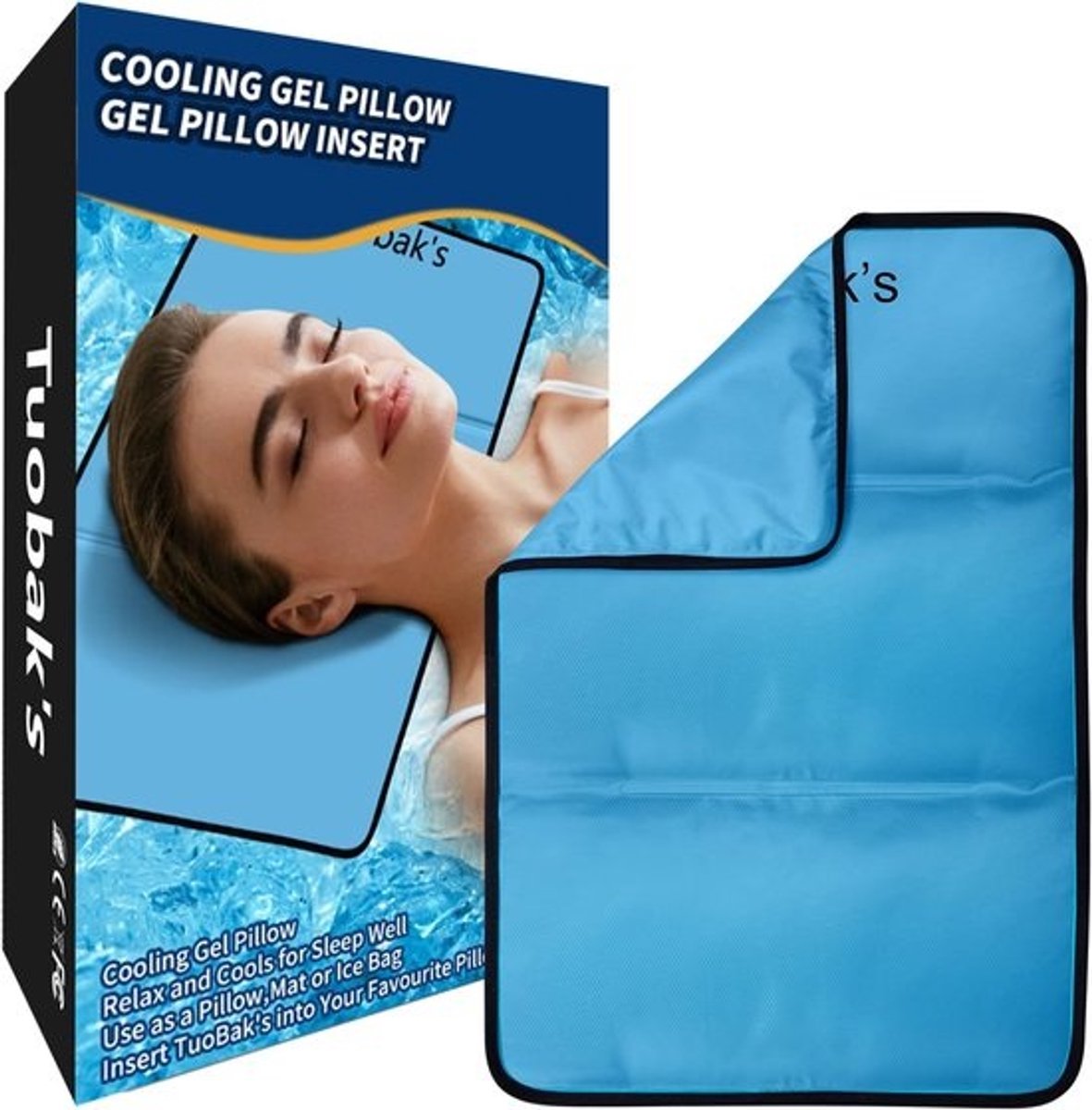 Koel Gel Kussen voor Nachtrust - Absorbeert Warmte tegen Nachtzweten