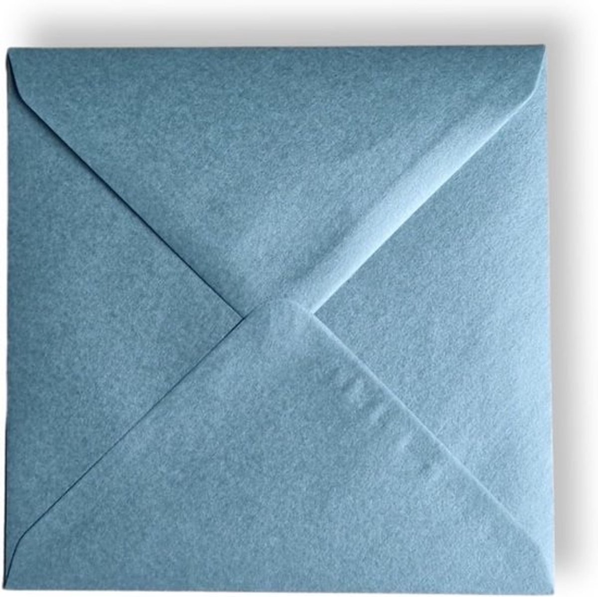 100 Luxe Metallic Vierkante Enveloppen 14x14 cm - Stevig 110gr Briefkaarten Post