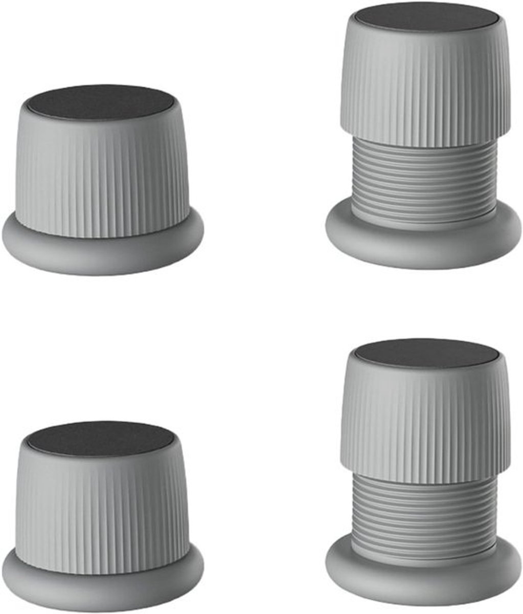 Verstelbare Meubel Bedverhogers 4 Stuks - Antislip Verhogers voor Slaapbank, Tafel en Stoelen (1,6 - 2,5 inch)