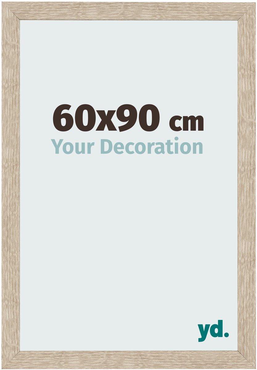 Your Decoration - Fotolijst 60x90 cm - MDF - Sonoma Eiken - Bologna