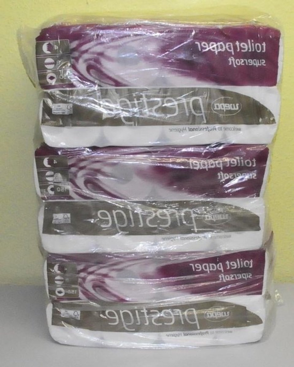 Toiletpapier 4-laags - WC-papier Zacht - Dagelijks Gebruik - 100% Cellulose - 72 Rollen - Wit