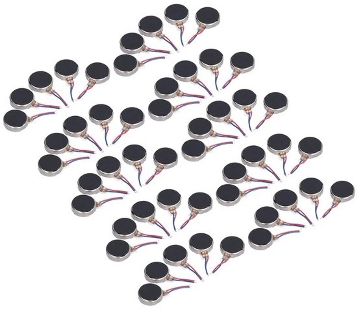 50 stuks Micro Vibratiemotoren DC 3V 10x2.7mm voor Mobiele Telefoons, Horloges en Tablets
