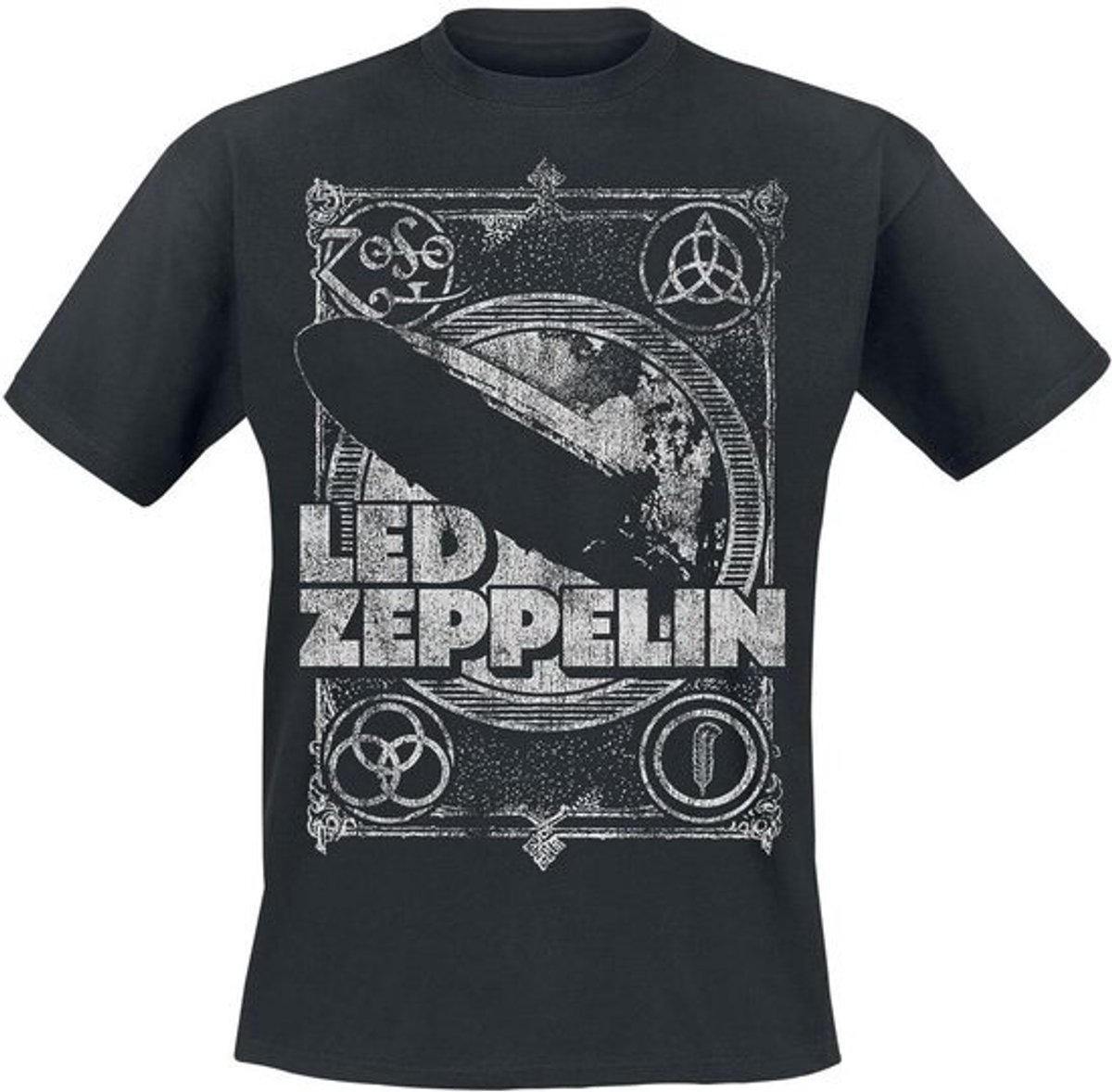 Shook Me T-shirt Zwart XXL - 100% Katoen Band Merchandise