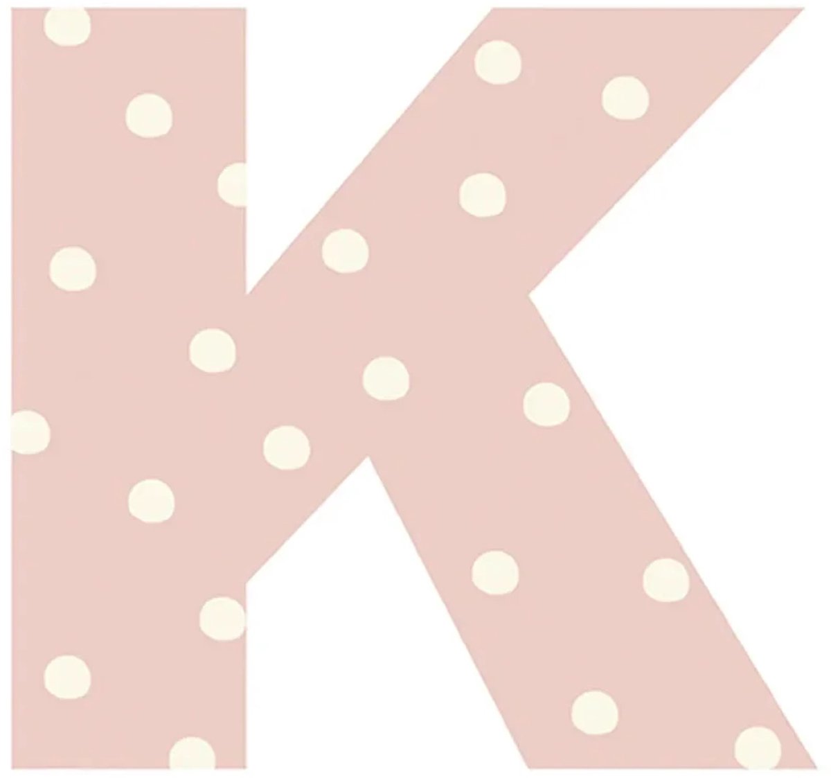 Lilipinso sticker letter gestippeld K