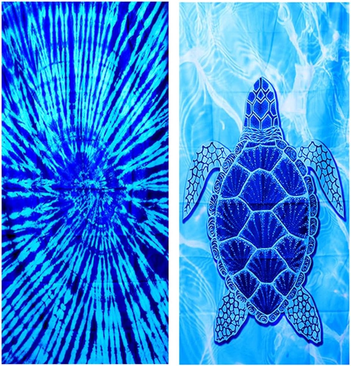 2 stuks strandhanddoek, microvezel, strandhanddoek, badhanddoek, zandvrij, XXL, sneldrogend, strandhanddoek, dames, strandhanddoeken, zomeraccessoires, handdoek, strand, meisjes, cadeaus voor dames