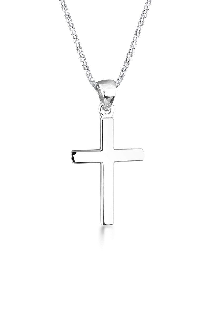 Ketting Dames Kruis Symbool Basis in 925 Sterling Zilver