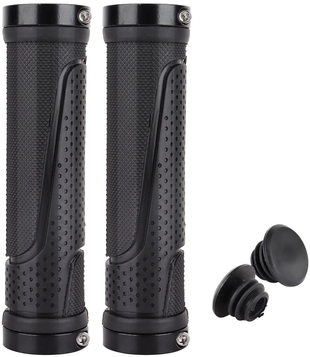 Ergonomische Fiets Stuurgrepen Rubber - Anti-slip Handvatten voor MTB, Racefiets en Stadsfiets