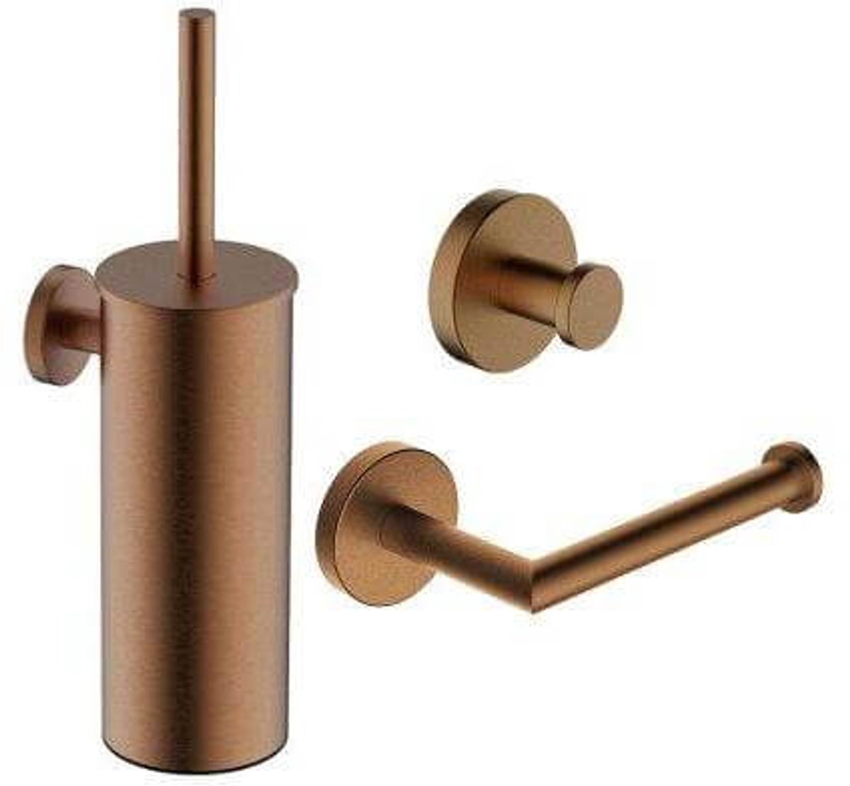 Wiesbaden Alonzo toiletaccessoireset geborsteld brons koper