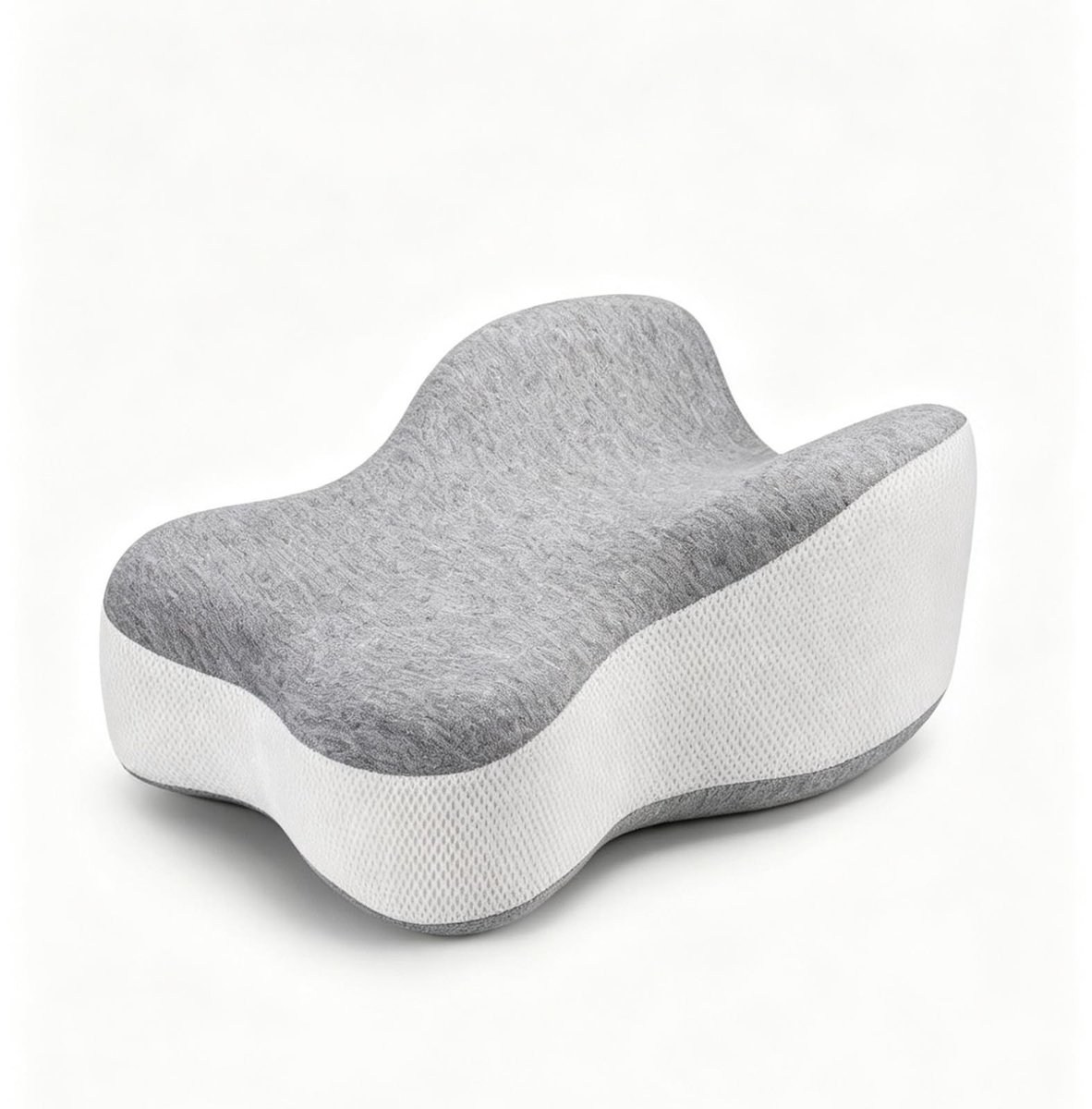 Dailygoods - Orthopedisch beenkussen van traagschuim voor zijslapers met wasbare hoes