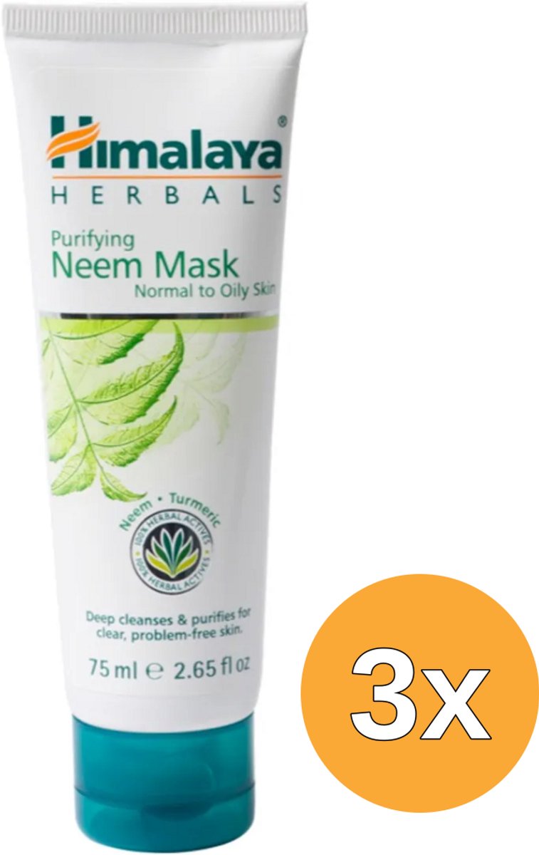 3x Himalaya Herb Neem Face Pack (75 ml)