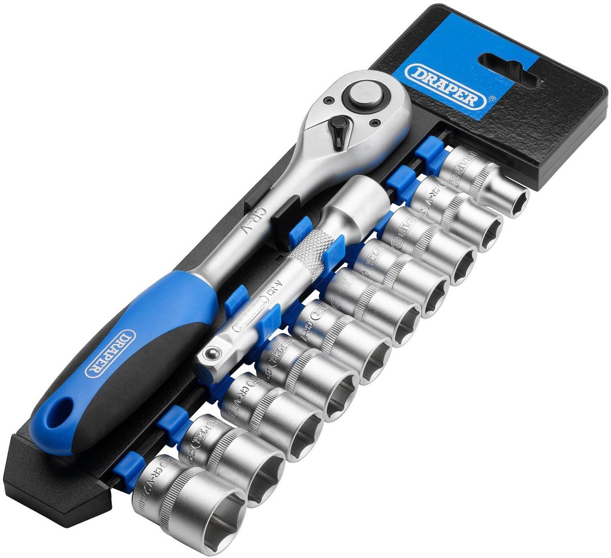 Draper doppenset - 1/2 inch - 12-delig