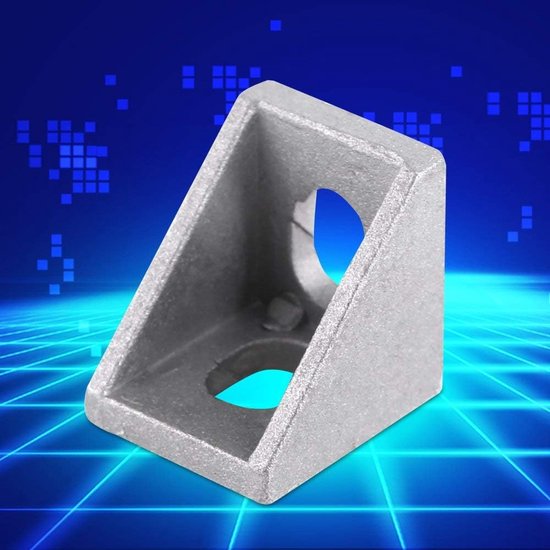 10 stuks 2020 aluminium Hoekbeugel 20 mm x 20 mm x 17 mm voor aluminium Profiel 20 mm — afbeelding 5
