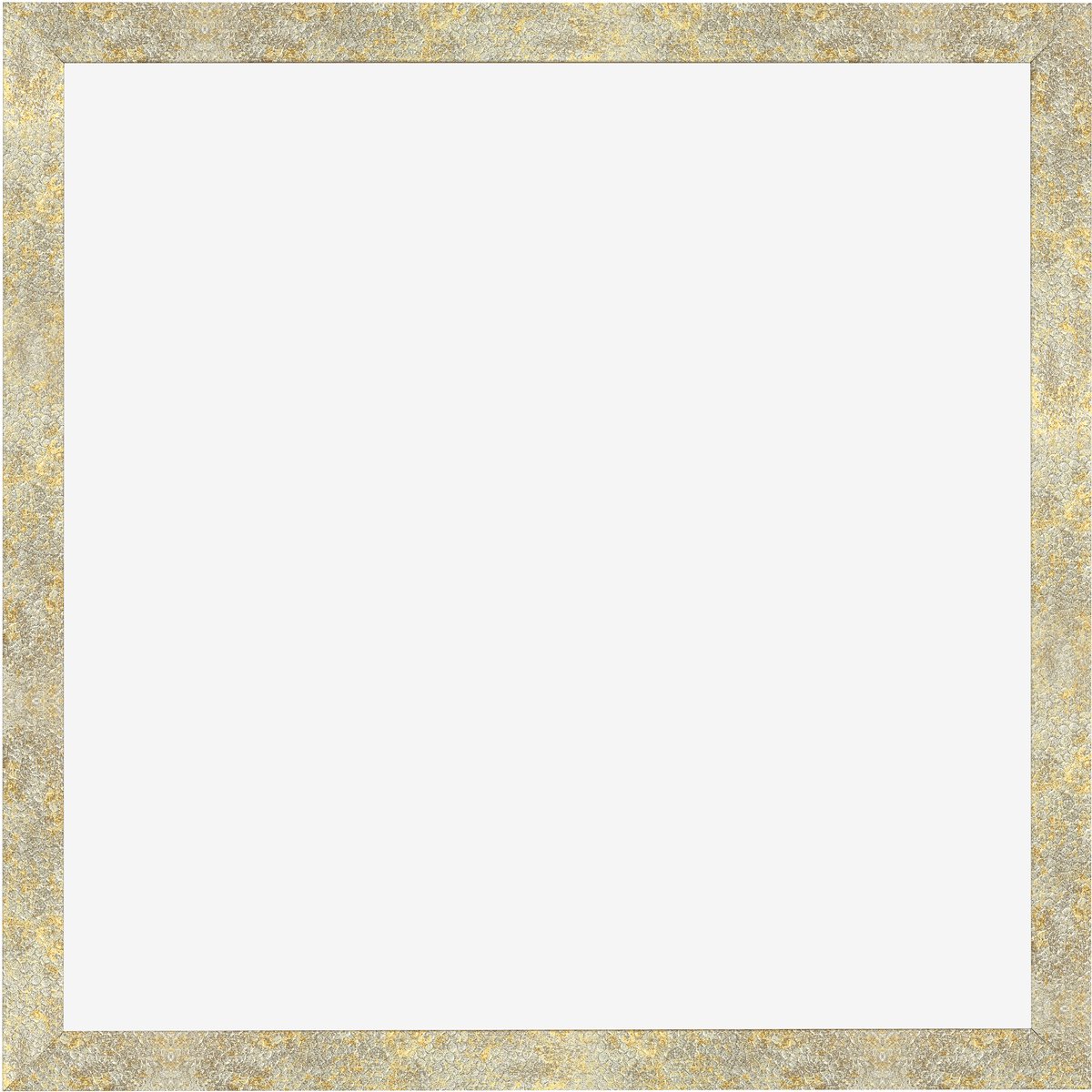 Fotolijst 25x25 cm - MDF - Zilver-Goud Hamerslag - Benno