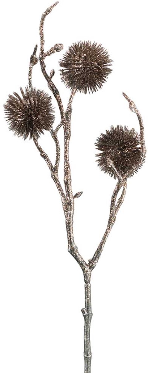 Cosy @ Home Tak Echinops Brons 10x5xh33cm Kunststof