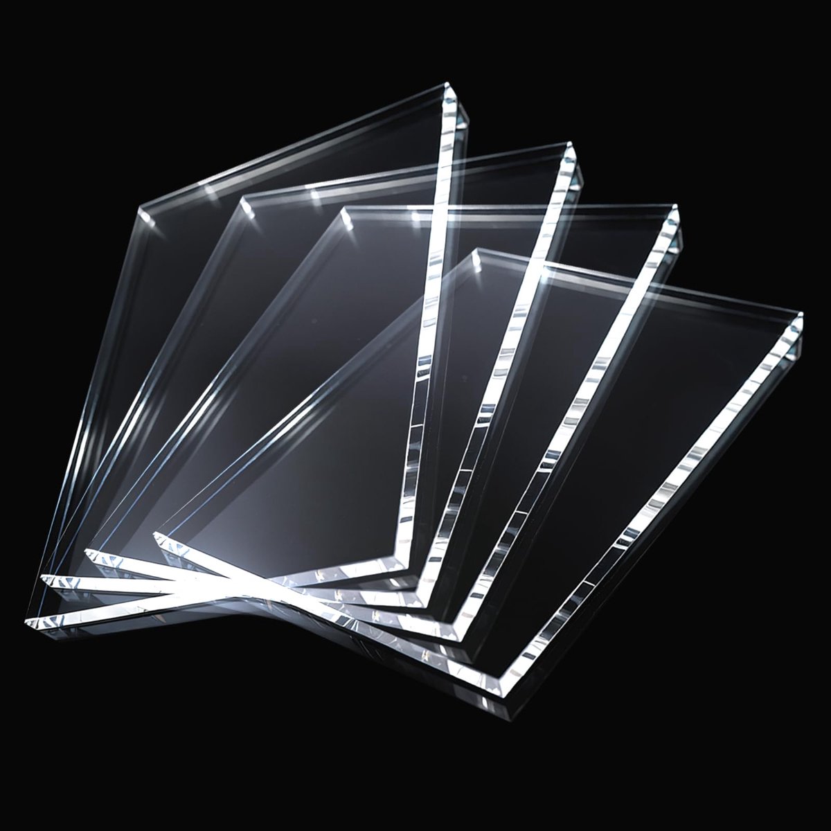 4 stuks 20 x 30 cm acrylglasplaat, 2 mm acrylplaat, transparante plexiglasplaten, acrylplaten, heldere kunststof plaat voor decoratie, display, fotolijst, schilderij