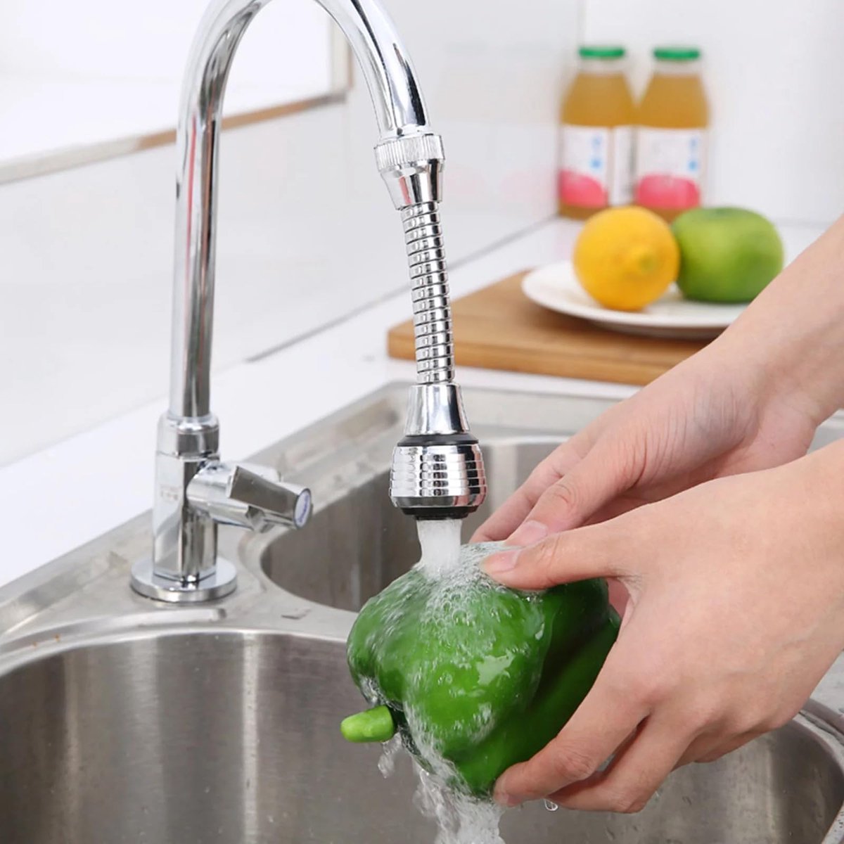 Kraan verlenging voor keuken, 360° draaibare kraan, beluchter, handdouche voor wastafel, b