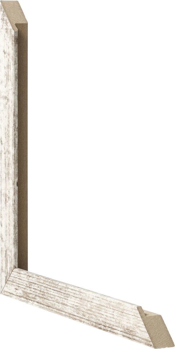 Fotolijst 20x30 cm - MDF - Wit Vintage - Benno