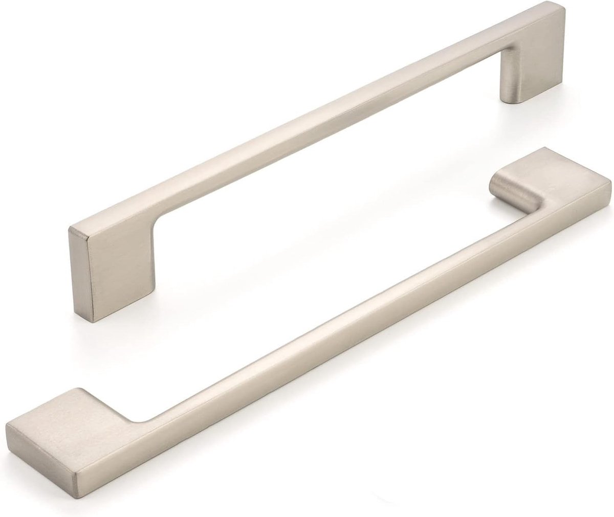 6 Stuks Geborsteld Nikkel Keuken Kastknoppen 224mm Gatafstand Deurgrepen Ladegrepen Keukenaccessoires