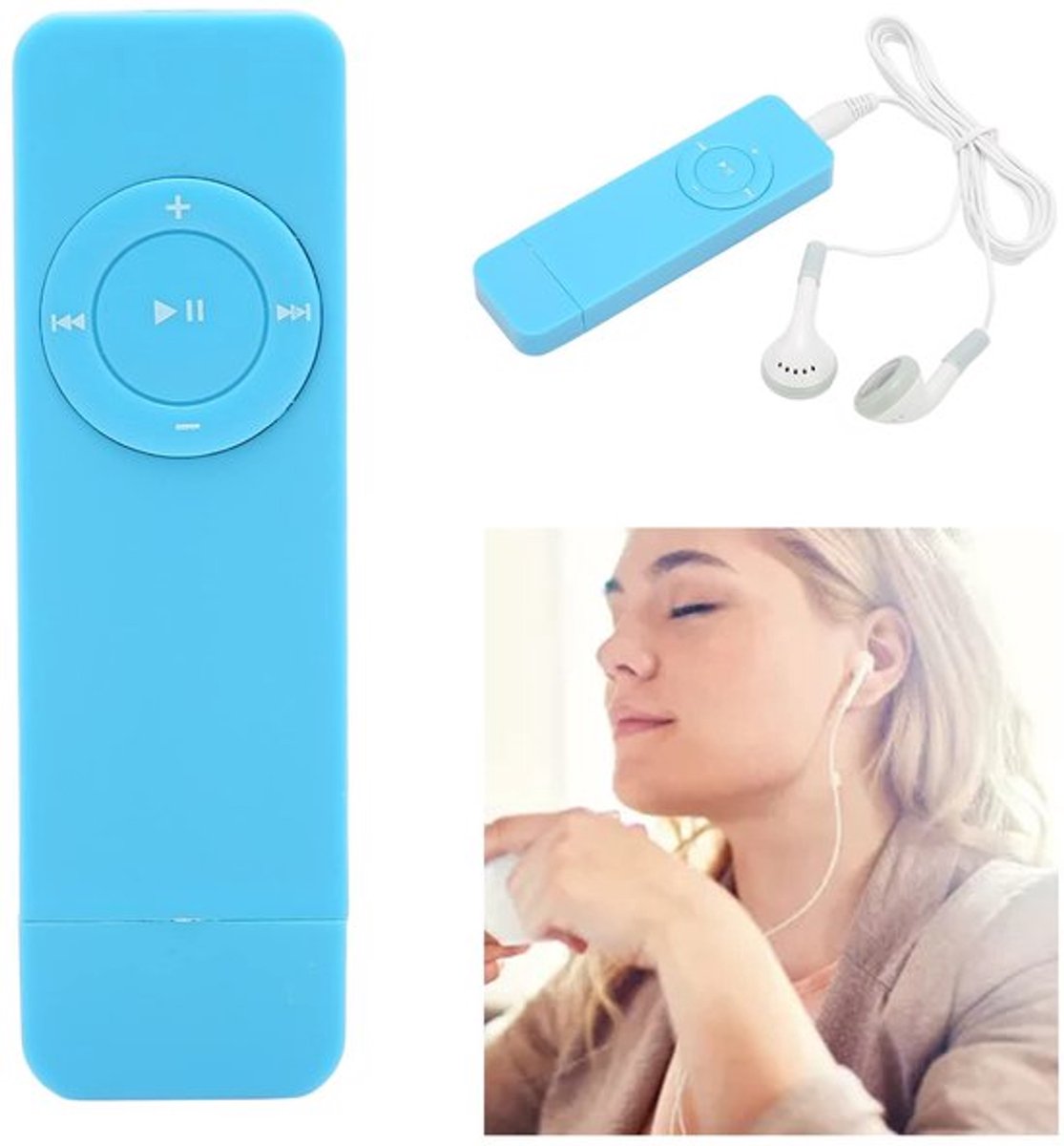 Dailygoods - Mini Mp3-muziekspeler - Draagbare muziekspeler - Lange