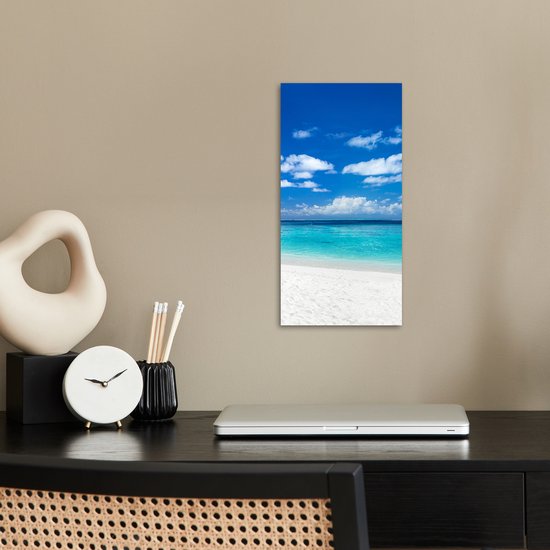 Affiche Plage - Mer - Palmier - Île - 20x40 cm