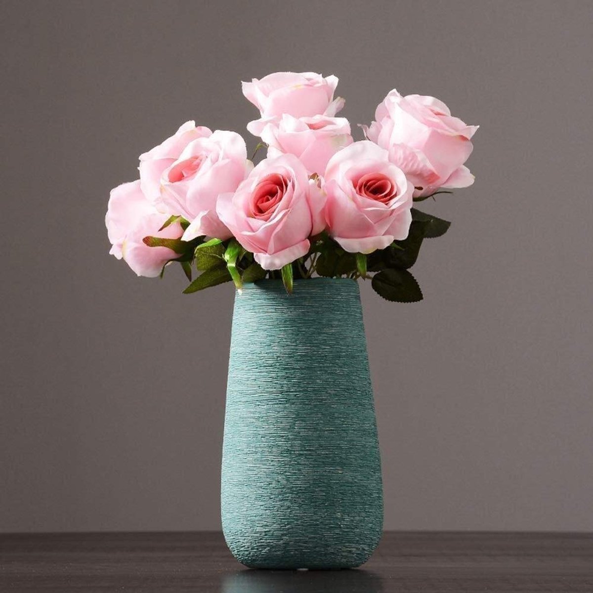 Vasing Ceramic Set Home Decoration een verscheidenheid van stijlen beschikbaar Multicolor Flower bloem vaas (Color : H)