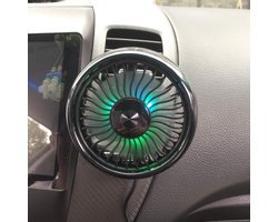 Airconditioningventilator - luchtuitlaat - zwart