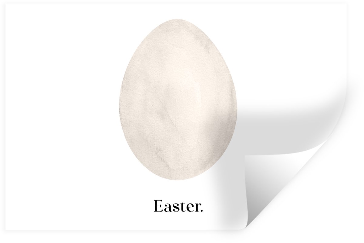 Muurstickers - Sticker Folie - Quotes - Spreuken - Easter - Pasen - 60x40 cm - Plakfolie -