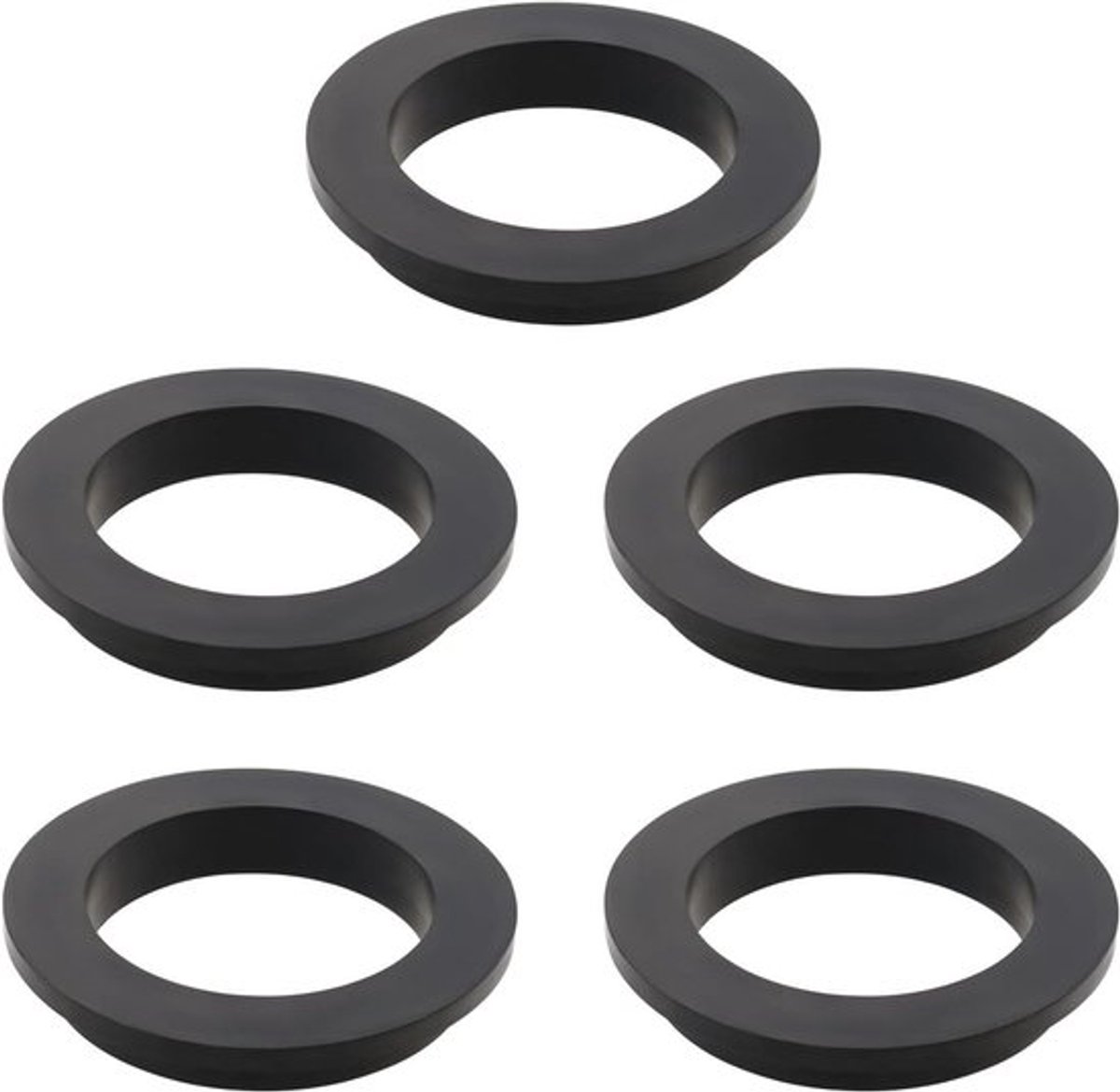 Zwembadfilterpomp L-vormige O-ring - 5 stuks vervangende onderdelen - Zwart - Compatibel met zandfilterpomp motor - Geschikt voor Intex modellen 26323CA, 26323EH, 26331CA, 26331EH, 26337EH.