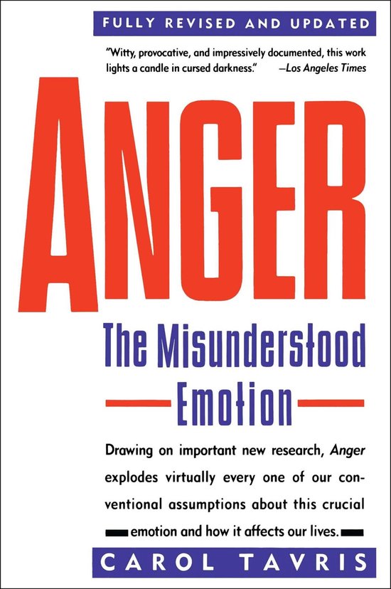 Anger: The Misunderstood Emotion - cover