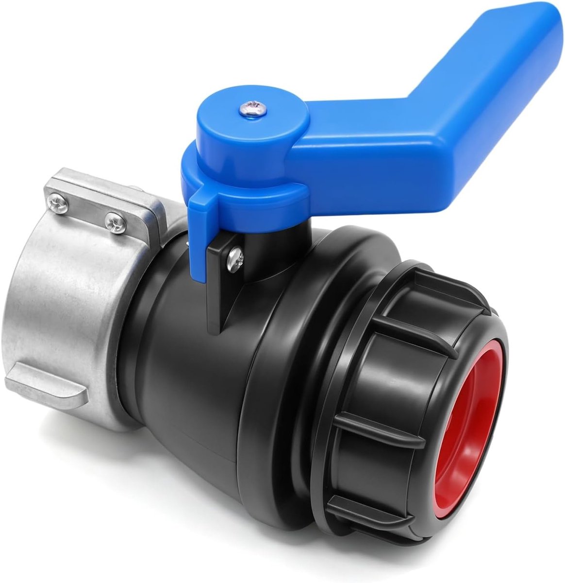 Adapter voor IBC tank met kogelkraan en S62x6 schroefdraad - Ideaal voor regenwatertank en waterafvoer accessoires