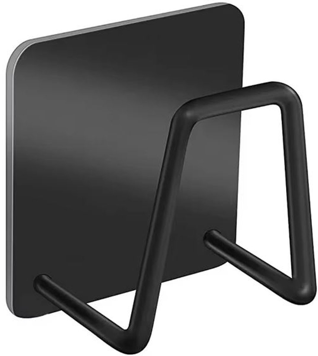 Sponshouder - Gootsteenhaakje - Handdoekhaakje - Keukenhaakje - Spons haakje - Badkamer haakje - Kitchen hook - Zelfklevend - Metaal - 5 cm - Zwart - Jonyx