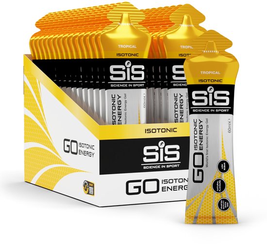 Science in Sport - SiS Go Isotonic Energygel - Energie gel - Isotone Sportgel - Tropical Smaak - 30 x 60ml van Science in Sport — afbeelding 4