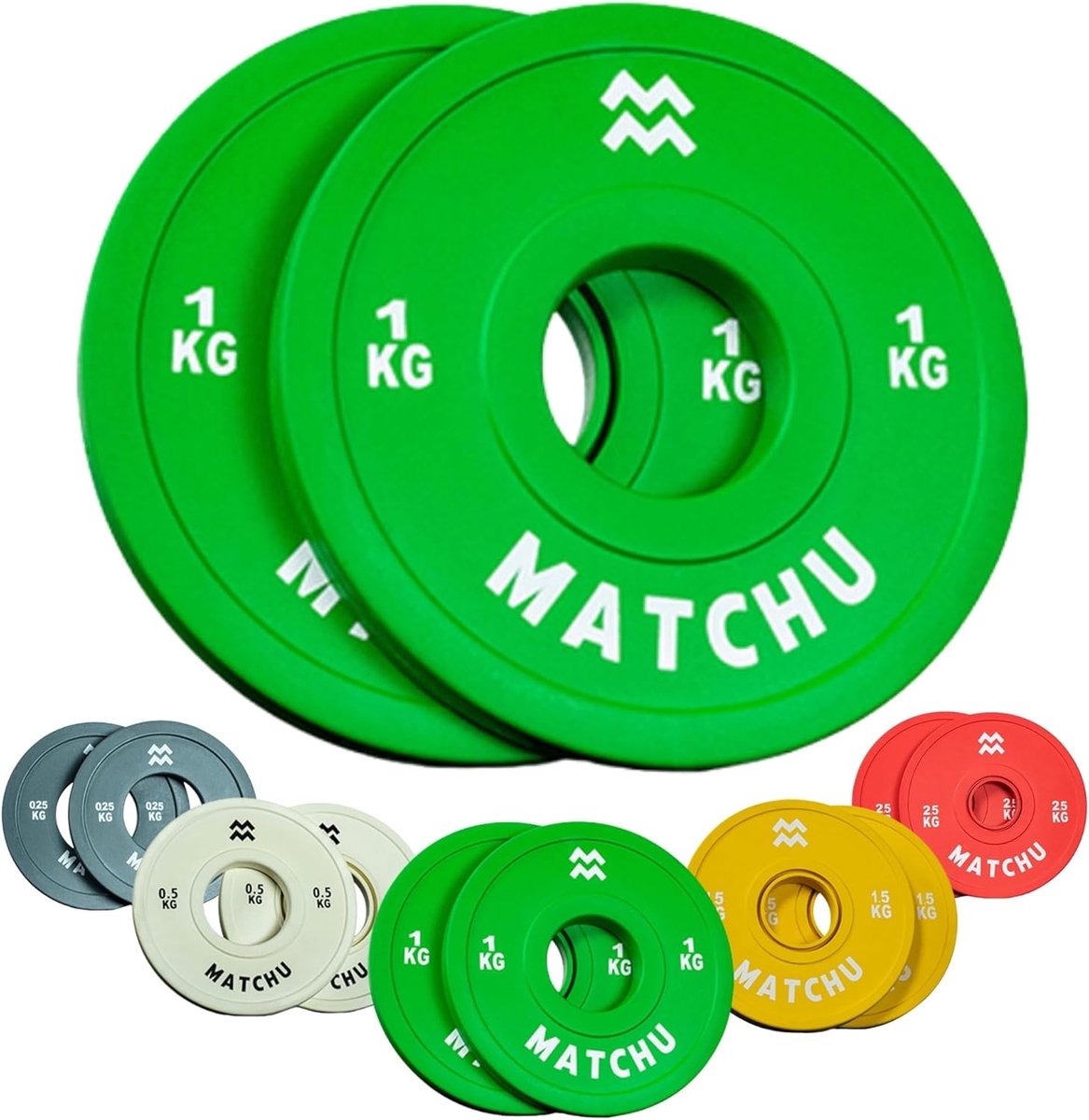 Thijox - Fractional Plates Set van 5x2 Stuks - Mini Halterschijven 0,25-2,5 KG - Diameter 50MM voor Olympic Barbell - Stalen Gewichtsschijven voor Kra