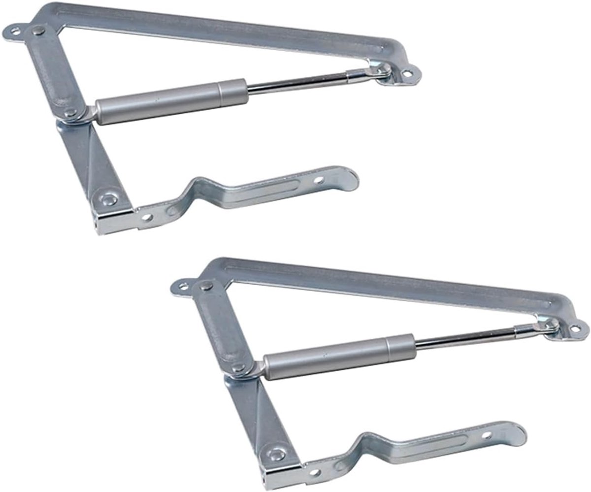 SnelShoppen - 2x Hydraulische Gasveer Vervangingsveer voor Dekselhouder - Geschikt voor Keter Hinge Store It Out Midi SIO - Duurzaam en Betaalbaar