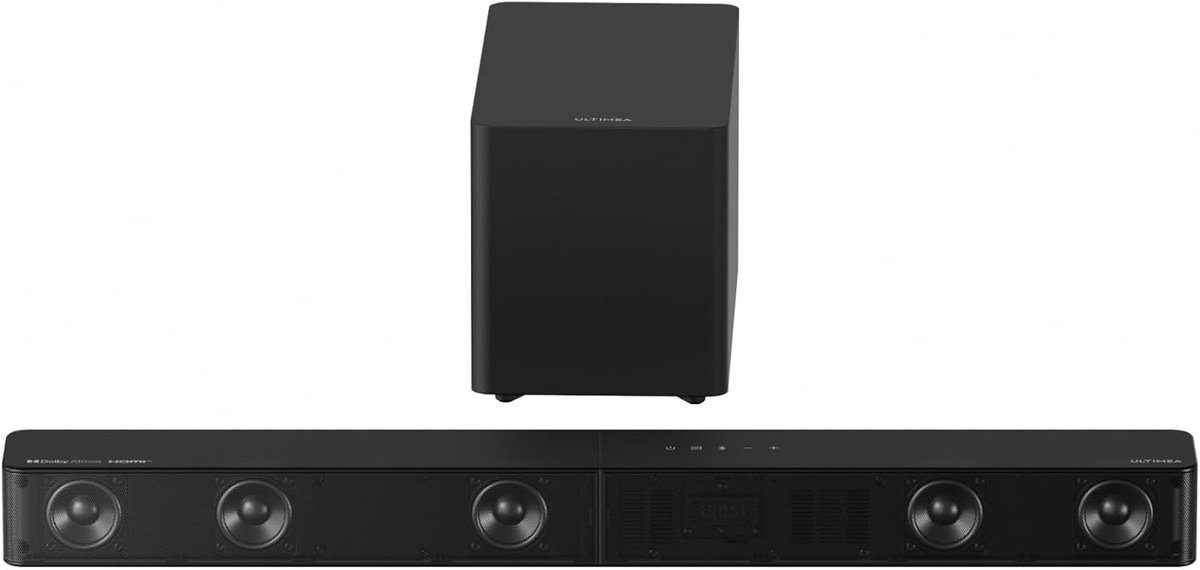 Thijox - 5.1ch Soundbar met Dolby Atmos, 340W Thuisbioscoop Systeem, 4D Surround Sound, Subwoofer, Basversterking, App-Bediening, Bluetooth 5.4, Ideaa