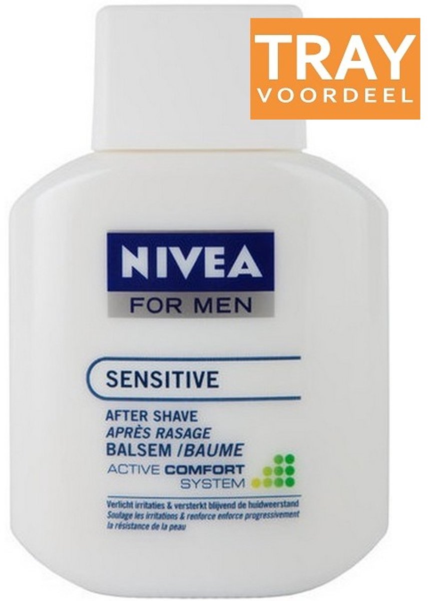 NIVEA FOR MEN SENSITIVE AFTERSHAVE BALSEM 12 X 100 ML