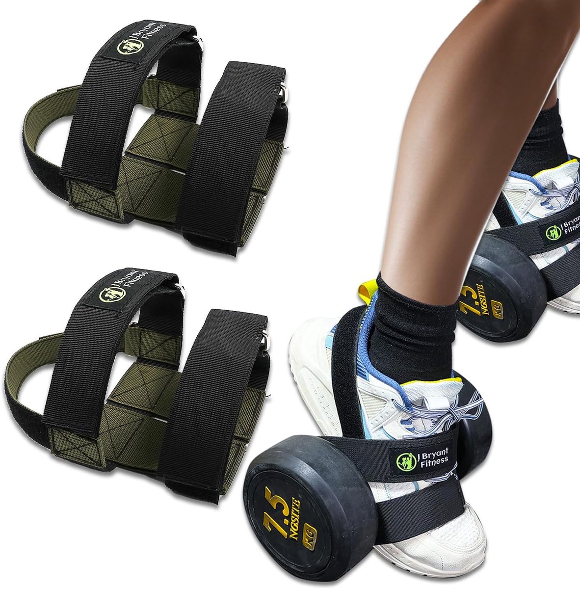 SnelShoppen - Tibialis Trainer Dumbbell Voetband, Verstelbare Enkelgewichten voor Krachttraining, Been Spieren, Sterkte Training, 1 Paar, Duurzaam Nyl