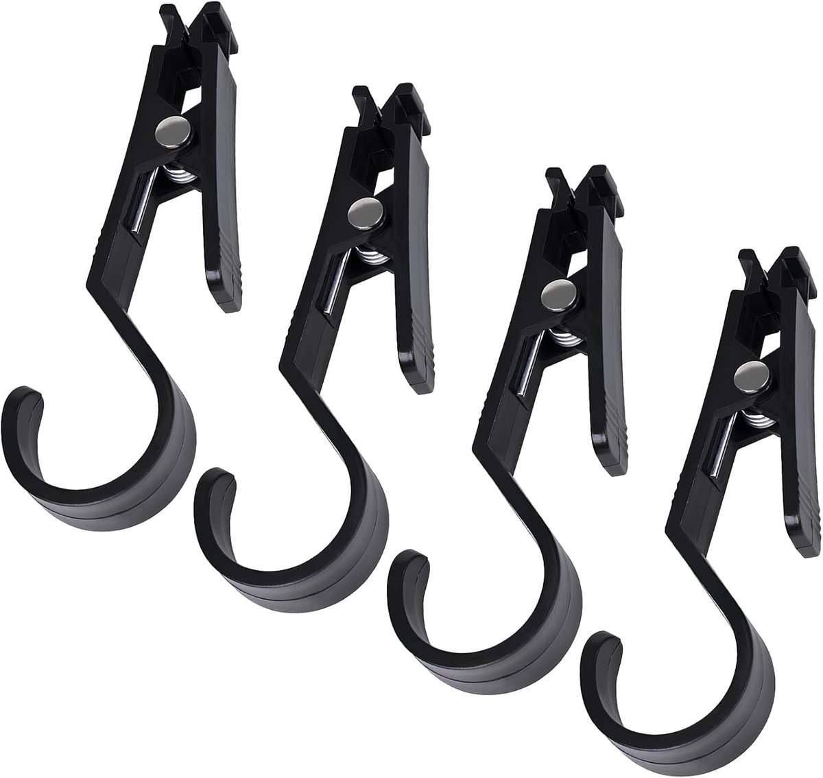 SnelShoppen - Pack van 4 Multifunctionele Kledingknijpers Hangers Towel Clips Camping Accessoires - Lichtgewicht en Praktisch voor Buiten, Tuin, Feest