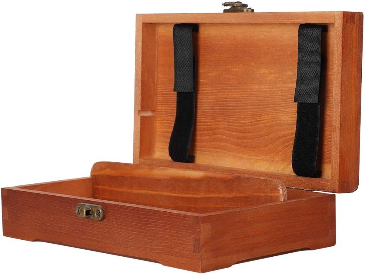 Houten Opbergdoos voor Sieraden en Potloden, Creatieve Teken- en Knutselbox voor Organisatie — afbeelding 6