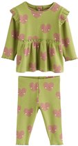 Next - Meisjes - Set van legging en peplumtop - Groen