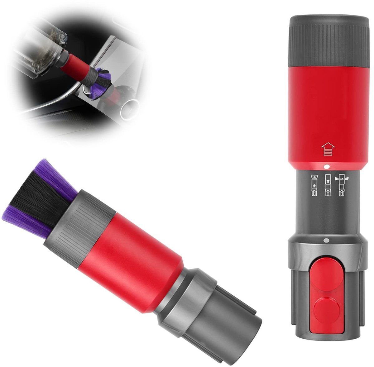 Dailygoods - Antistatische Stofborstel voor Dyson Stofzuigers - Effectieve Stofverwijdering