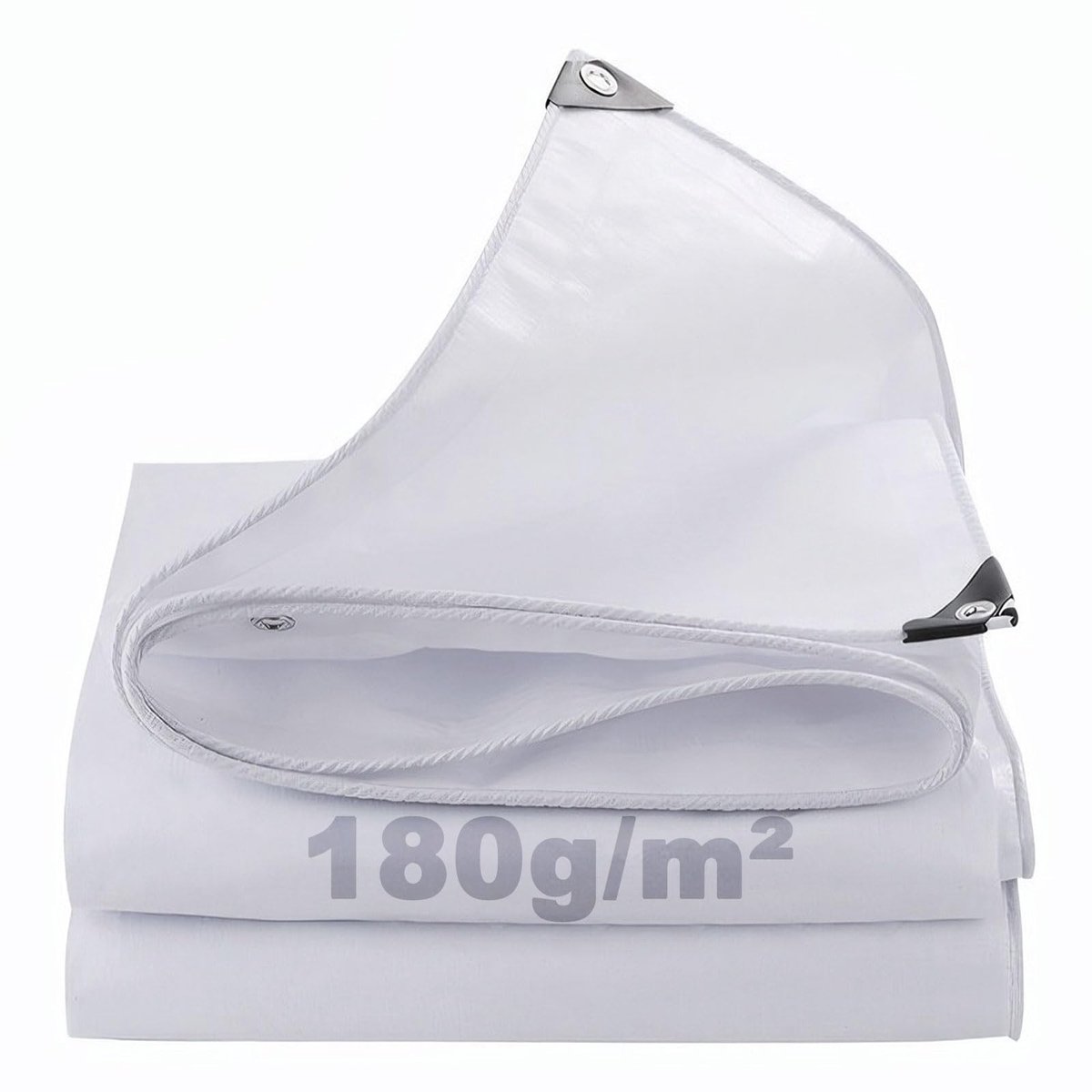 Dailygoods - Waterdicht Afdekzeil met Ringen - 180 g/m² PE voor Tuinmeubelen, Auto, Boot