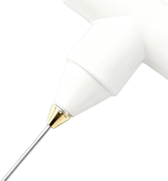 Elektrische Mixer - Handmixer Opschuimer - Bakken en Klussen - Draadloos Gemak - 23 cm - Wit — afbeelding 5