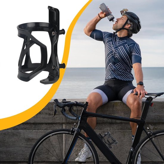 Fleshouder Fiets - Bidonhouder - Hydratatie Onderweg - Verstelbaar Ontwerp - Universele Pasvorm - Zwart — afbeelding 2