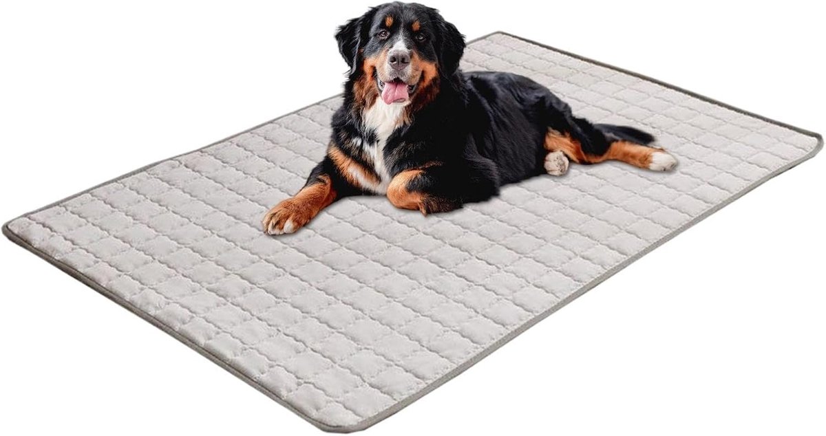 Honden Koelmat - Verkoelende Mat Hond - Hitte Verminderen - Zelfkoelend - 69x48cm - Grijs