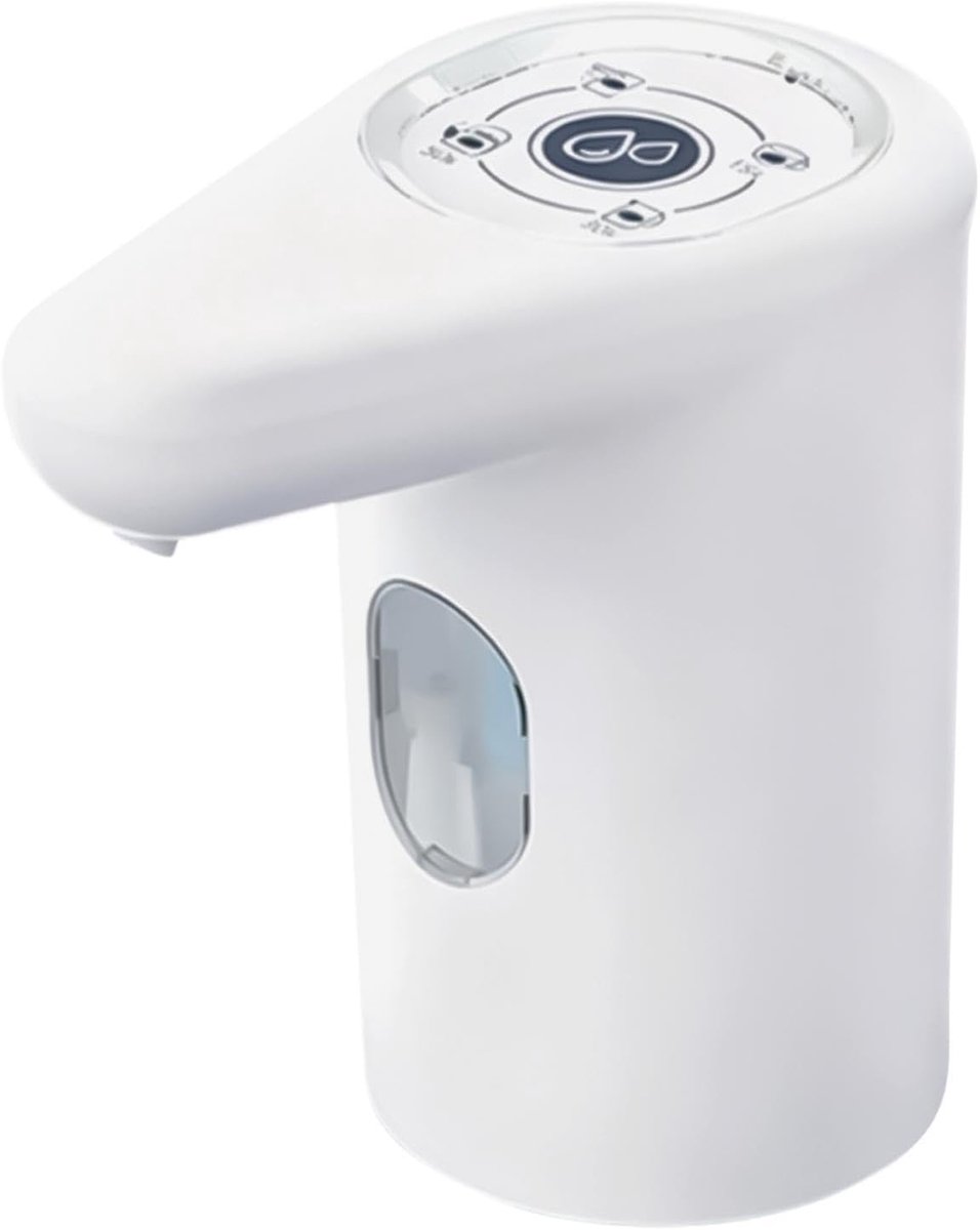 Elektrische Waterpomp - Flespomp USB - Water Tappen - Dubbel Pomp Mechanisme - 13.4x7.7cm - Wit