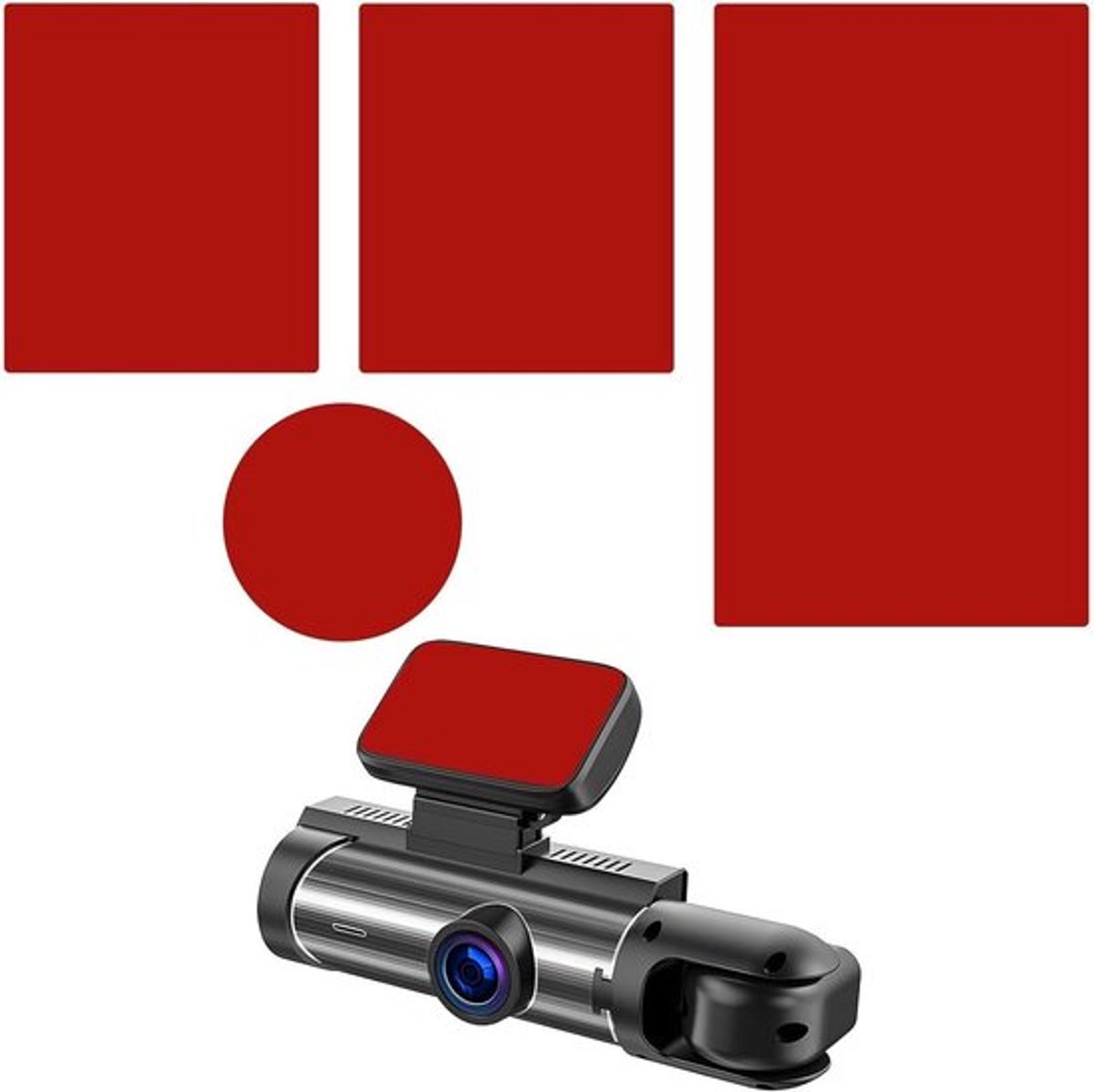 Pads voor dashcams hittebestendig, zelfklevend Inovra Plus