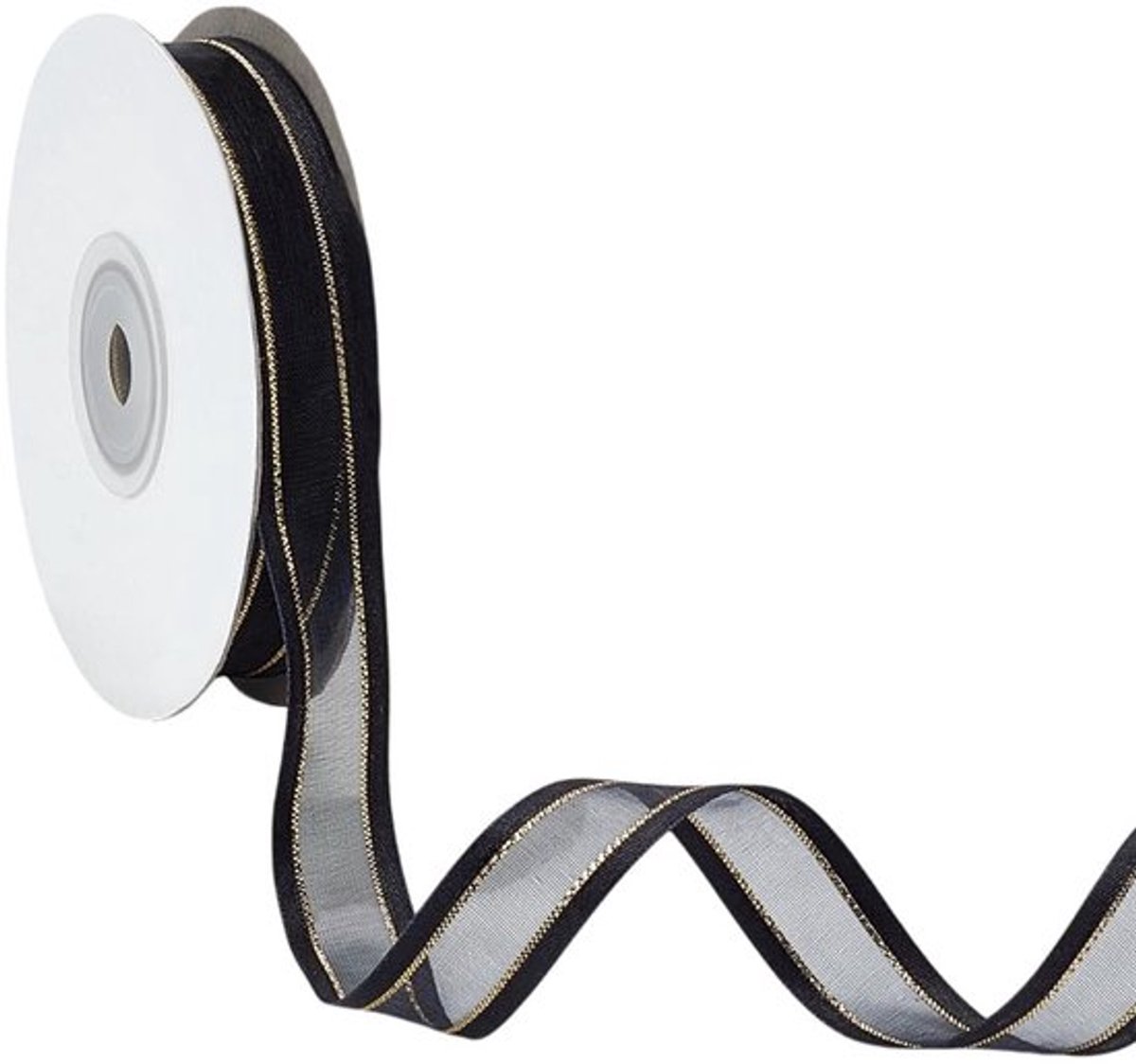 Virtubuy - Metallic lint - Organza lint - Voor kledingversiering - 24 meter
