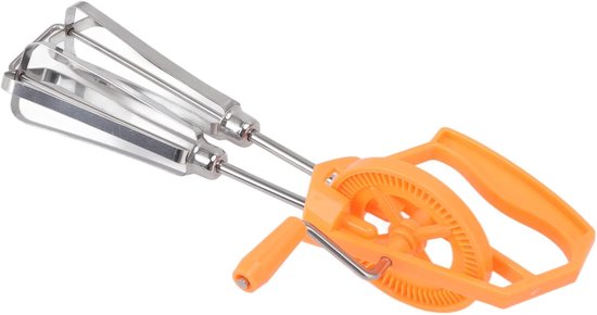 Handmixer RVS - Eierklopper Garde - Keukenwerk - Automatische Rotatie - Niet gespecificeerd - Oranje — afbeelding 5