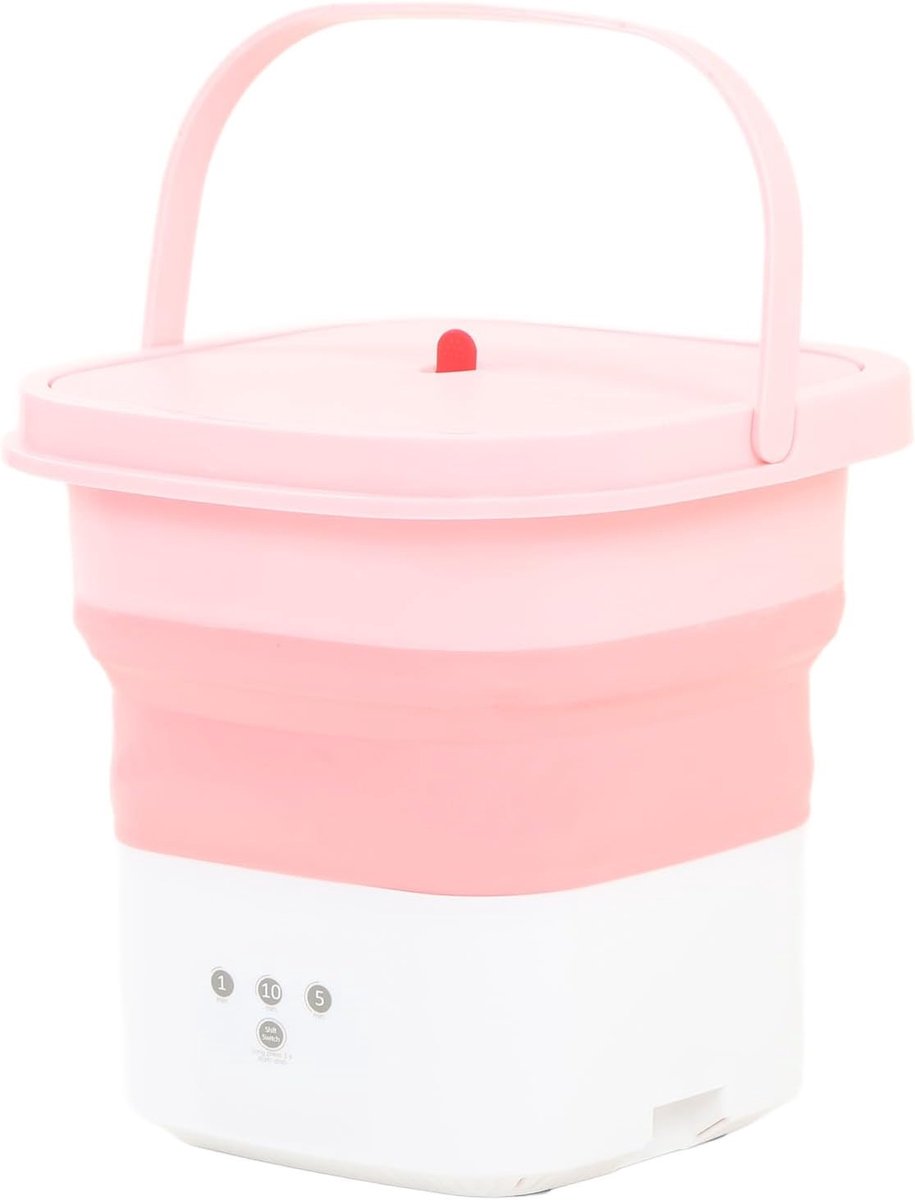 Draagbare Opvouwbare Wasmachine Mini Wasmachine Vouwwasapparaat Kleine Wasjes Doen Grote Capaciteit Laag Geluidsniveau 65 cm Diep